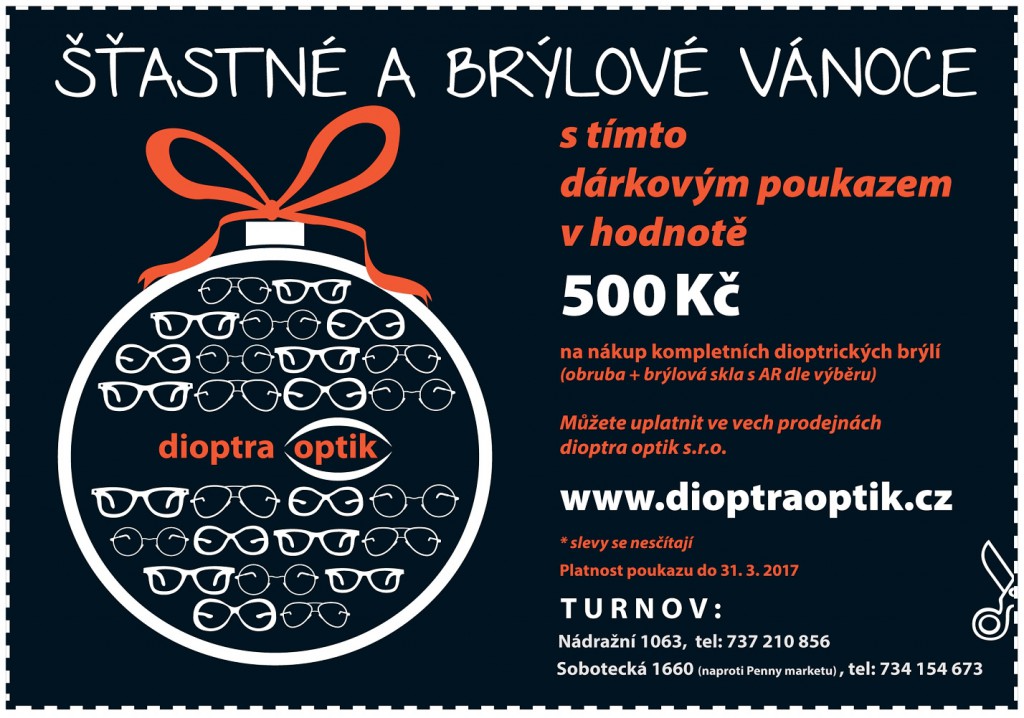 dioptra optik - vánoční nabídka - český ráj v akci - tip na vánoční dárek