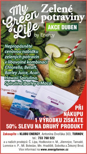 energy turnov zelené potraviny - český ráj v akci